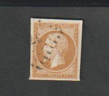 Timbres - N° 13A  -  Type  Napoléon III , Légende  Empire Franc  - Type I -  1853 -  Oblitéré - Sans Gomme - Altri & Non Classificati