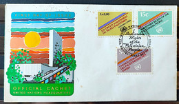 Envelope FDC 000 1981 United Nations Law - FDC