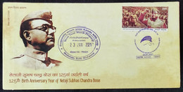 India 2021 Subhas Bose FDC, Corona Warriors Coronavirus Covid-19 , Wear Mask Properly, Hand Wash Soap (**) Inde Indien - Lettres & Documents