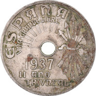 Monnaie, Espagne, 25 Centimos, 1937 - 25 Centimos