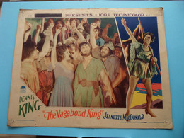 Dennis King > " The VAGABOND KING " With Jeanette MacDONALD ( Paramount > Lobby Display Picture ) Size 28 X 35,5 Cm. ! - Affiches & Posters