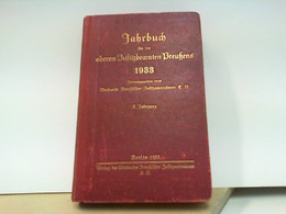 Jahrbuch Für Die Oberen Justizbeamten Preußens 1933 ( 8. Jahrgang ) - Calendriers