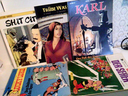 Konvolut Bestehend Aus 5 Bänden, Zum Thema: Comics / Cartoons. - Autres & Non Classés