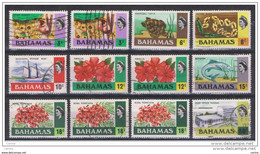 BAHAMAS:  1971  ORDINARY  SERIES  -  LOT  12  USED  REP.  STAMPS  -  YV/TELL. 304//316 - 1963-1973 Ministerial Government