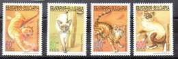 Bulgaria Serie N ºYvert 3772/75 ** GATOS (CATS) - Neufs