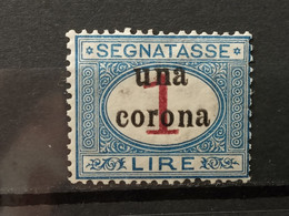 Italia. 1919. Trento Y Trieste. Segnatasse 1 Corona. Goma Original. Nuevo ** - Trente & Trieste