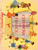 86- CIVRAY- PAGE DE GARDE ALBUM CHANSONS DE FRANCE- ROSELYNE LUANT- 10 RUE J.J. ROUSSEAU RONDE ENFANTS CHOCOLAT POULAIN - Sonstige & Ohne Zuordnung