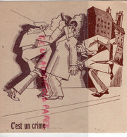 76- ROUEN-LE HAVRE-14-CAEN- PUBLICITE CRIME CORDONNERIE NORMANDE-243 RUE NORMANDIE FACE LE PETIT PARIS-JARVILLE NANCY- - Publicités
