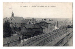 31006-LE-59-BRUAY-L' Hôpital Et La Chapelle,pris De La Passerelle - Bruay Sur Escaut