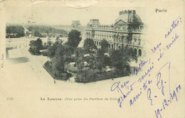 PARIS 1900. Le Louvre (coupure Plissure Bord Supérieur).... - Non Classés