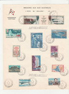 1970  TAAF FSAT  MISSSIONS AUX ILES AUSTRALES A BORD DU GALLIENI  DONT 23 25 26 27 PA  16A 17 18 19  COTE  + 493 € - Collections, Lots & Séries