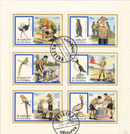 FUJEIRA 1012-1017,used,scouting - Used Stamps