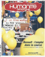 CPM  Parti Politique Humanité Dimanche Renault L’emploi Dans La Course - Sindacati