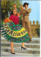 CPA / AK / PK -  CARTE BRODÉE  Espagne Flamenco - 2 - Embroidered