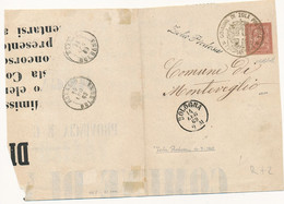 1869 ZOLA PREDOSA CORSIVO DI COLLETTORIA RURALE + TIMBRO MUNICIPALE UNCO ANNULLATORE FTA GIULIO BOLAFFI - Poststempel