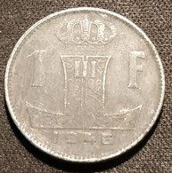 BELGIQUE - BELGIUM - 1 FRANC 1946 - Léopold III - Type Rau - ( België - Belgique ) - KM 128 - 1 Frank