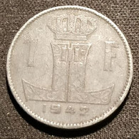 BELGIQUE - BELGIUM - 1 FRANC 1942 - Léopold III - Type Rau - ( België - Belgique ) - KM 128 - 1 Frank