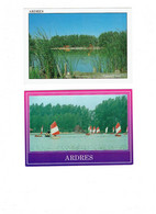 Lot 2 Cpm - 62 - > Ardres - Le Lac Et L'école De Voile - 22691/4   ---  22691/3 EDIT G.P.C. - Ardres