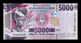 Guinea 5000 Francs 2021 Pick 49 New SC UNC - Guinée