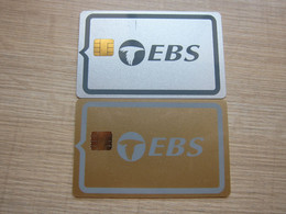 Electric Bank System Chip Card, Operator And Manager Cards, Two Cards - Unclassified