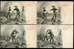 LOT DE 5 CARTES POSTALES  PHOTOGRAPHE BERGERET - LE DROIT DE PASSAGE - 5 - 99 Postcards