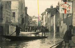 Saumur * Carte Photo 1910 * Une Rue , Inondations Crue - Saumur