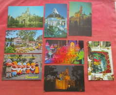Lot Of 8  Cards  Disneyland    Ref 5602 - Disneyland