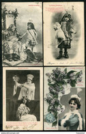 LOT DE 10 CARTES POSTALES ANCIENNES PHOTOGRAPHE BERGERET - 5 - 99 Postcards