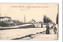 CPA 89 Migennes Laroche Canal De Bourgogne L'ecluse De La Belle Idée - Batellerie - Migennes