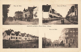 68 - HAUT-RHIN - SAINT-LOUIS - Cpa Multivues Sur Rues - édit. Kuntz (10088) - Saint Louis