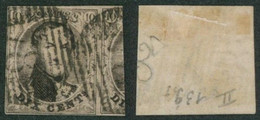 Médaillon - N°6 Margé + Grand Voisin Obl P87 "Nieuport" / Planché Pl II N°139 - 1851-1857 Medaillons (6/8)