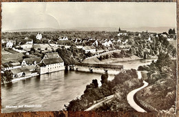 RHEINAU MIT RHEINBRÜCKE 1953 - Rheinau
