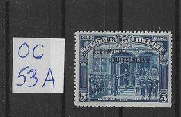 TIMBRE DE L OCCUPATION OC 53A XX - OC38/54 Belgian Occupation In Germany