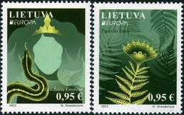 Lithuania.2022.Europa CEPT.Stories And Myths.2 V.** . - Lithuania