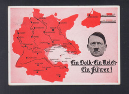 Dt. Reich PK Hitler 1939 Sonderstempel - Historische Persönlichkeiten