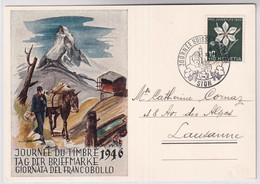 Schweiz - 1946 Tag Der Briefmarke / Journée Nationale Du Timbre - SION - Giornata Del Francobollo