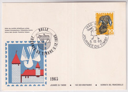 Schweiz - 1965 Tag Der Briefmarke / Journée Nationale Du Timbre - BULLE - Giornata Del Francobollo