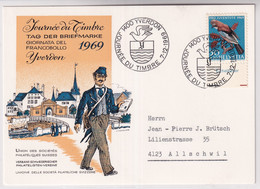 Schweiz - 1969 Tag Der Briefmarke / Journée Nationale Du Timbre - YVERDON - Giornata Del Francobollo