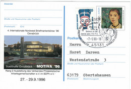 Wilhelm Vocke Banker Präsident Bank Deutscher Länder - BIZ Basel - Essen 1998 Modersohn-Becker Nofretete - Postales Privados - Usados