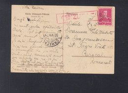 Rumänien Romania AK Baile Olanesti 1941 Valcea Nach Caracal - World War 2 Letters