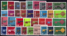 1968 - Europa CEPT - Année Complète - 19 Pays, 35 Valeurs  ** - Años Completos