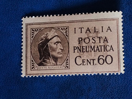 Italien 60 Centisimi 1945 Postfrisch Posta Pneumatica Michel 721 - Nuevos