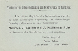 Deutsches Reich Privat Postkarte 1905-10 - Private