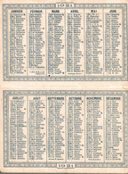 Calendrier De 1921 Emprunt National 1920 - Petit Format : 1921-40