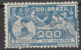 BRAZIL - 1906 PAN AMERICAN CONGRESS - Unused Stamps