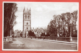 OXFORD - Magdalen Tower And College - Oxford