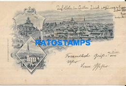 185220 SWITZERLAND USTER ART MULTI VIEW POSTAL POSTCARD - Uster