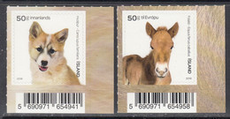 2019 Iceland Dogs Horses Complete Set Of 2 MNH @ BELOW Face Value - Ungebraucht