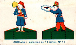 Image Chocolats Révillon Mydia Zouaves Collection De 12 Cartes N°11 - 6,4 Cm X 10,5 Cm B.Etat - Autres & Non Classés