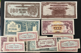 15 X The Japanese Government Banknotes. - Giappone